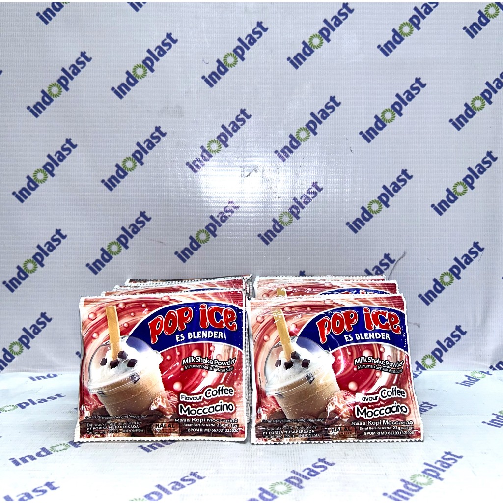 

Pop Ice Milk Shake Powder Moccacino 23 gr 10 Pcs