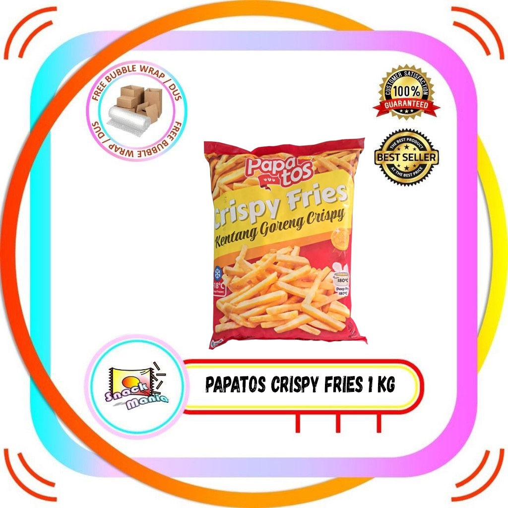 

PAPATOS Kentang Goreng Beku Crispy Fries Potato 1 kg