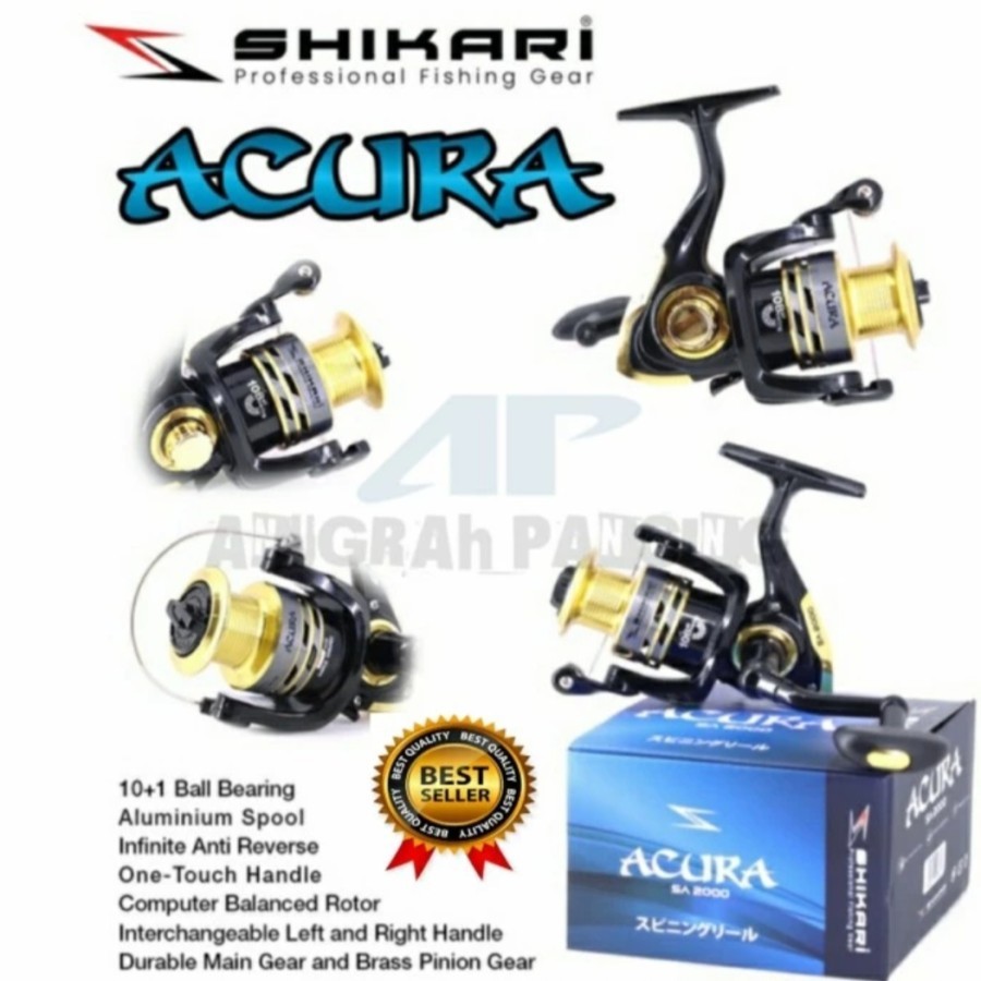 REEL PANCING SHIKARI ACURA ULTRA SMOTH MURAHH