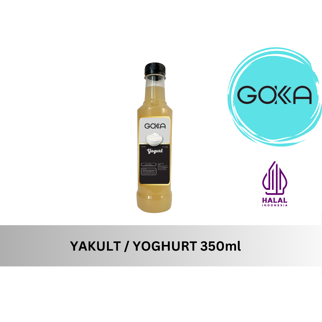 

GOKKA Sirup Minuman Rasa Yoghurt (Y4KULT) 350ml Syrup