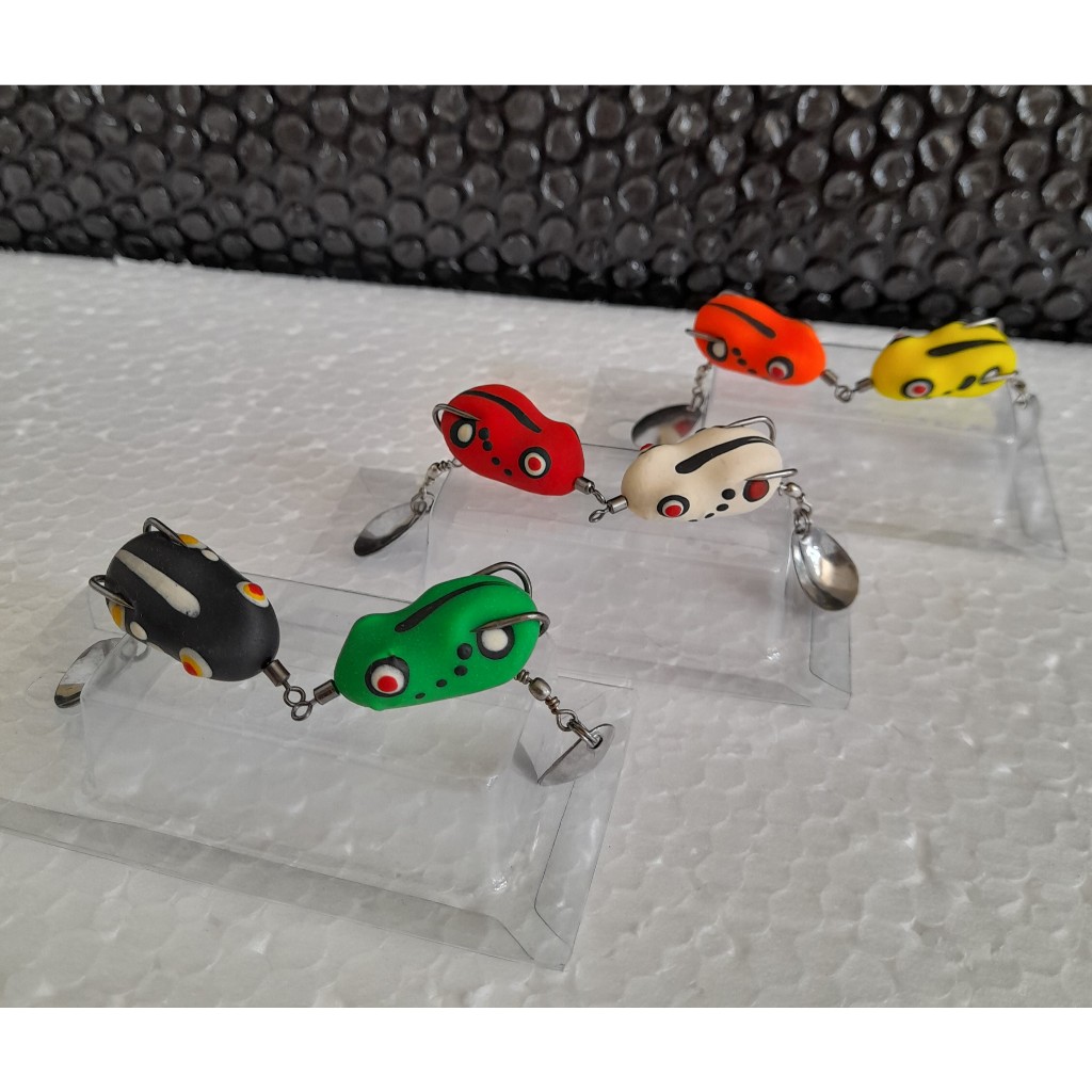 soft frog 2,8 cm umpan casting ikan gabus umpan tiruan