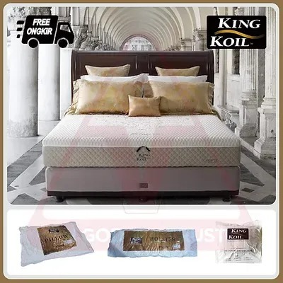 King Koil Duke 100 120 160 180 200 Kasur Saja Only Full Set Fullset Spring Bed Springbed Matras Kasu