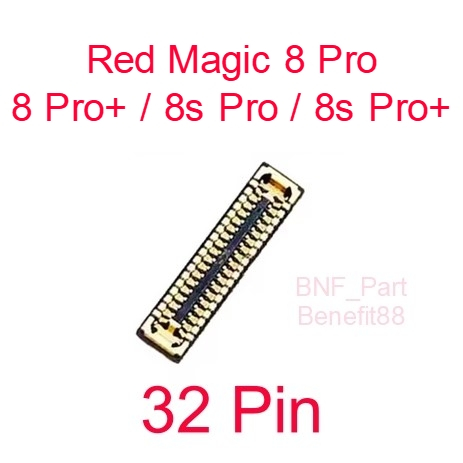 FPC Socket Konektor Charger di Mesin Nubia Red Magic 8 Pro NX729J / Nubia Red Magic 8 Pro+ / Nubia R