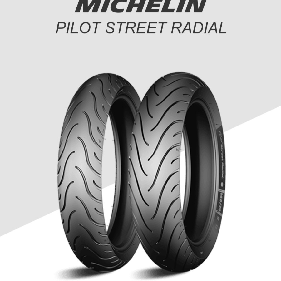 Ban Michelin Pilot Street Radial 120/70-17 dan 160/60-17 Sepasang