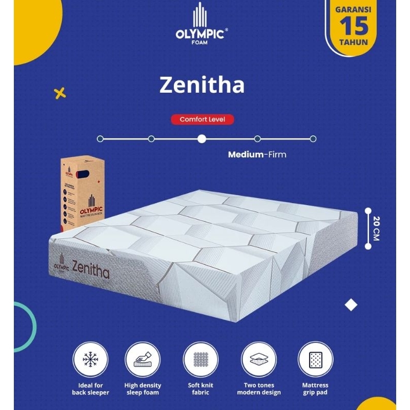 KASUR BUSA /Kasur Busa Olympic Bisa Di Vakum Zenitrha/Valeria