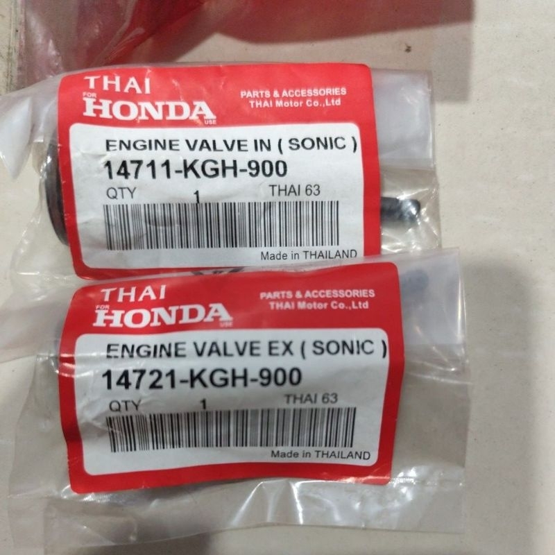 Klep sonic 28/24 honda thailand