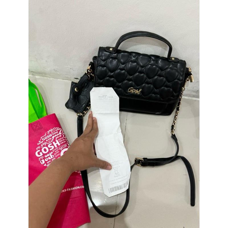 TAS GOSH slempang hitam
