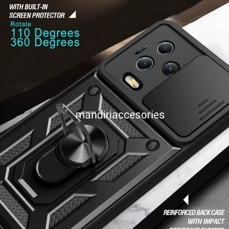 CASING ARMOR TRANSFORMER INFINIX NOTE 12 G96 NOTE 12 2023 NOTE 12 PRO CASE AMROR SLID+RING PROTECTOR