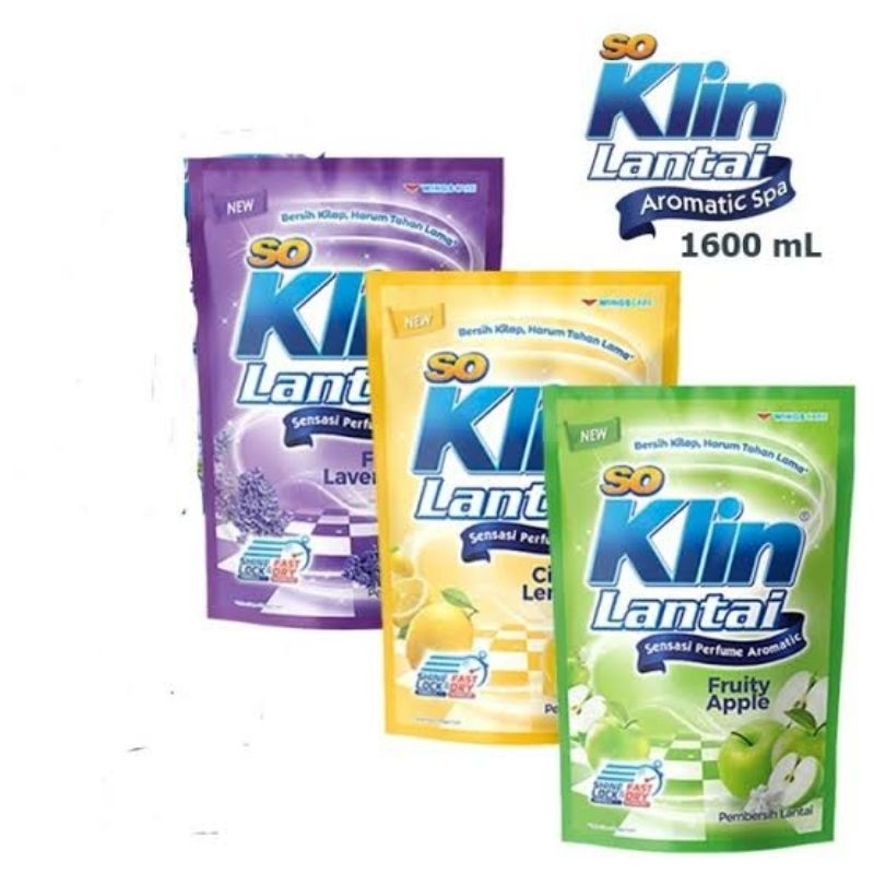So Klin Lantai 1600 ML-REFILL