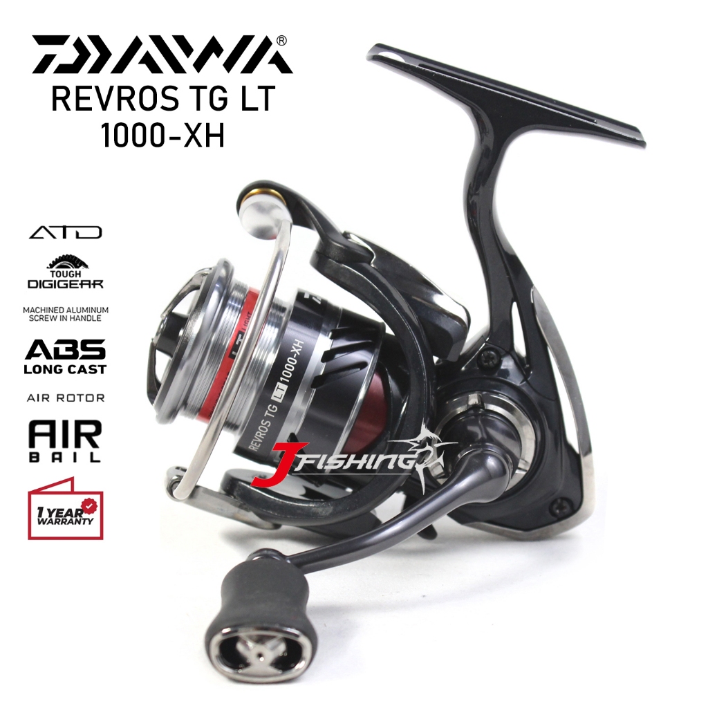 Reel DAIWA REVROS TG LT 20 | Power Handle | 1000 s/d 6000 | Kolam Sungai Laut | Resmi J FISHING STOR
