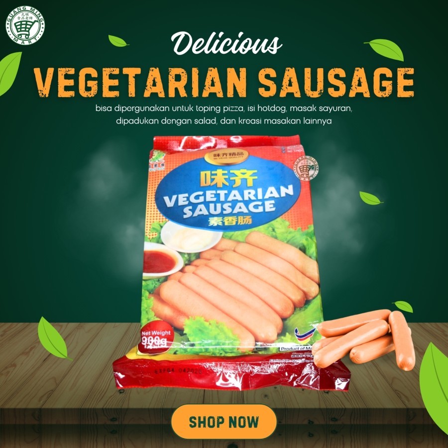 

Sosis Vegetarian Mr.Vege / Vegetarian Sausage 900gr