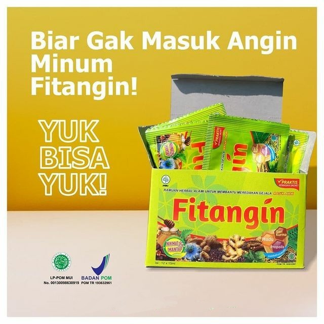

Fitangin Minuman Herbal Masuk Angin Mengatasi Perut Kembung Mual dan Muntah