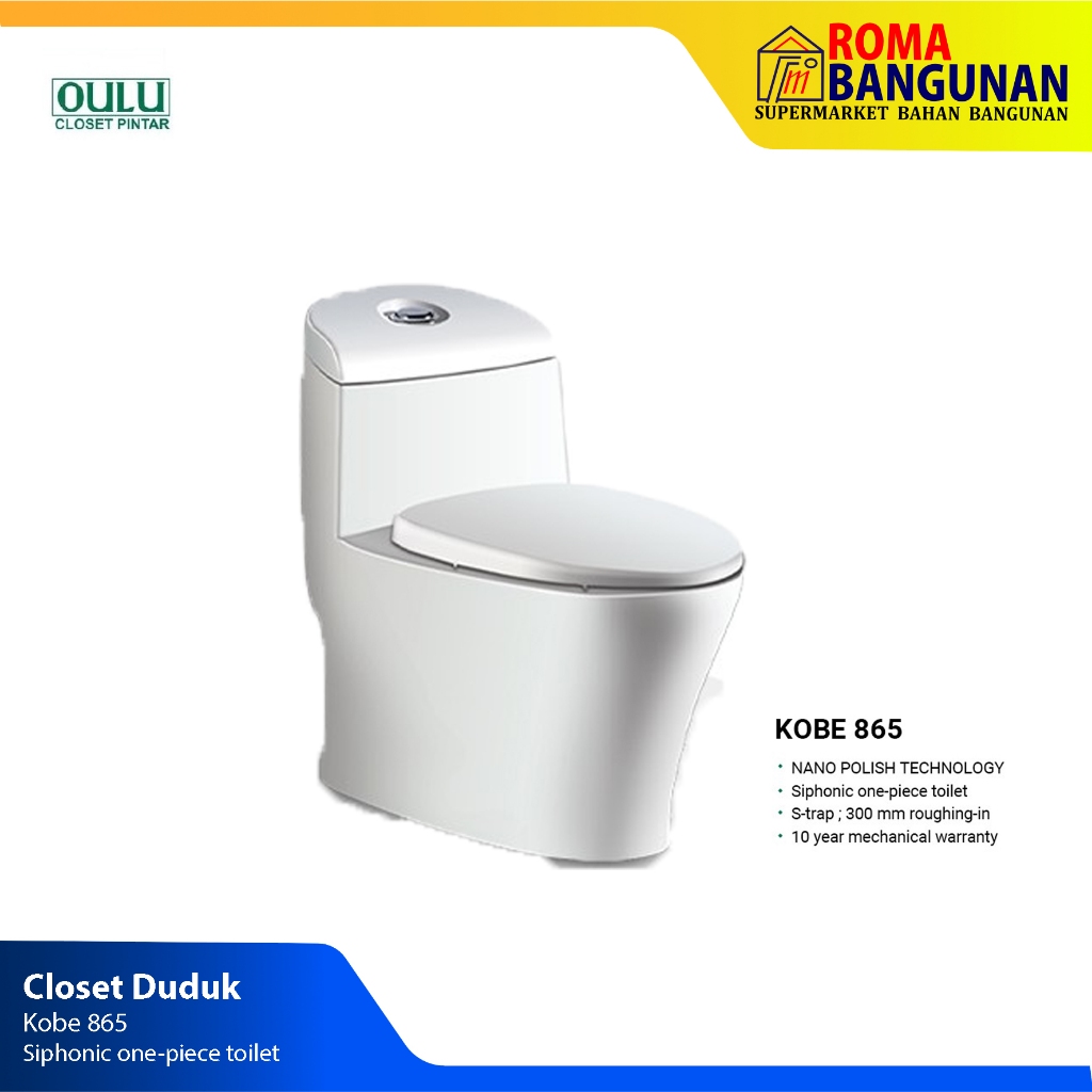 Oulu Kloset Duduk / Oulu Closet One Piece A865 KOBE