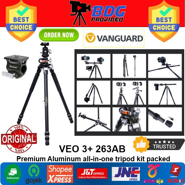 VANGUARD VEO 3+ 263AB / Tripod Profesional alumunium Vanguard VEO3+ 263 AB