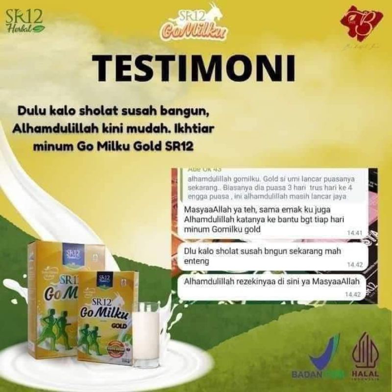 

gomilku gold sr12 200gr/susu etawa tulang, sendi,asam urat