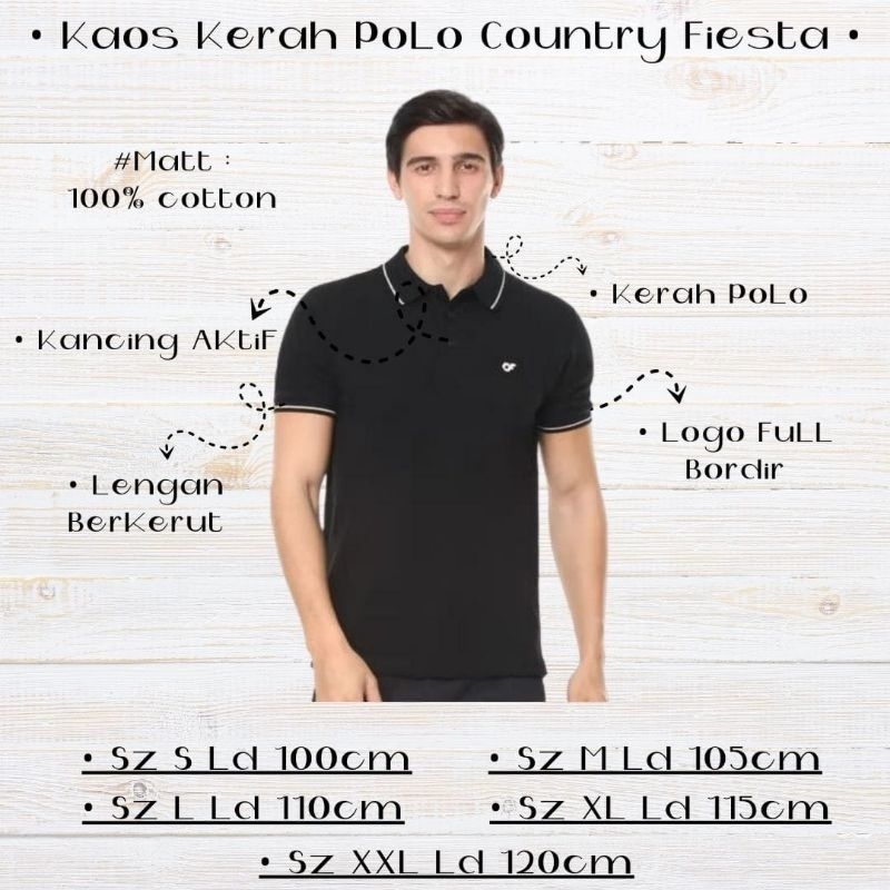 Kaos Kerah Polo CF