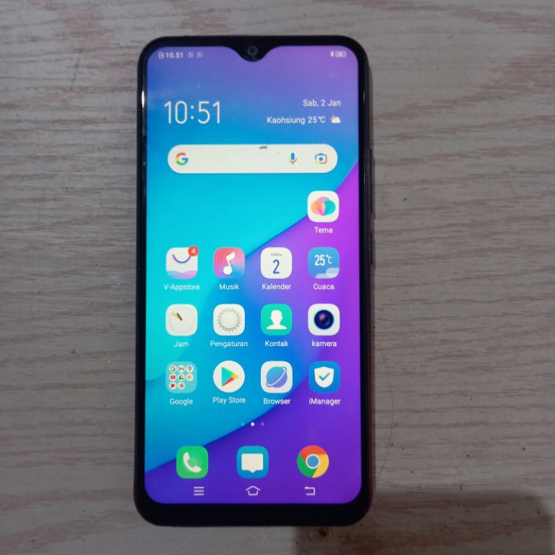 vivo y12/1904 ram 3/32 second