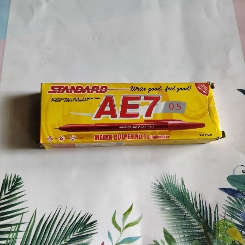 

Pulpen Standard AE7 Warna Merah 1Pack