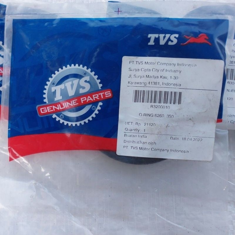 O ring oring tutup filter TVS APACHE 160-180 original