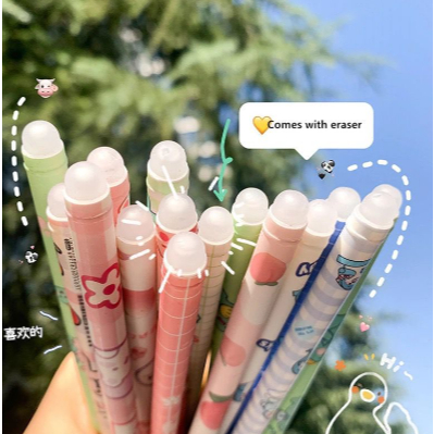

Pulpen bisa hapus pen magic Bolpoin Gel Erasable alat tulis menulis multifungsi pena ajaib tinta bisa dihapus Ballpoint Gel peralatan sekolah kantor