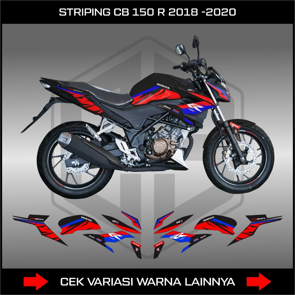 Striping CB150R StreetFire K15M (2018 - 2021) Livery Fireblade Racing / STIKER MOTOR CB 150R NEW  V3