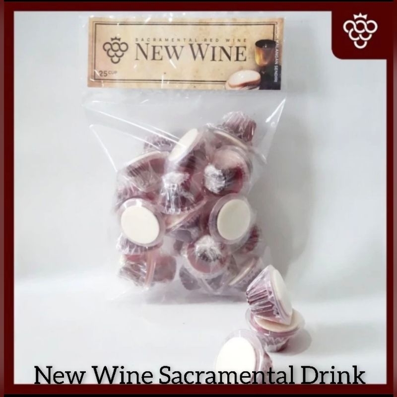 

Paket Anggur Perjamuan Kudus + Hosti Polos ~ Isi 25