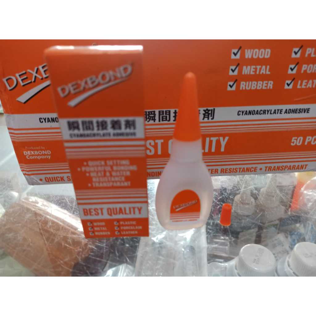 

Lem G Korea Kualitas Super / Lem Super Besi Tetes Serbaguna