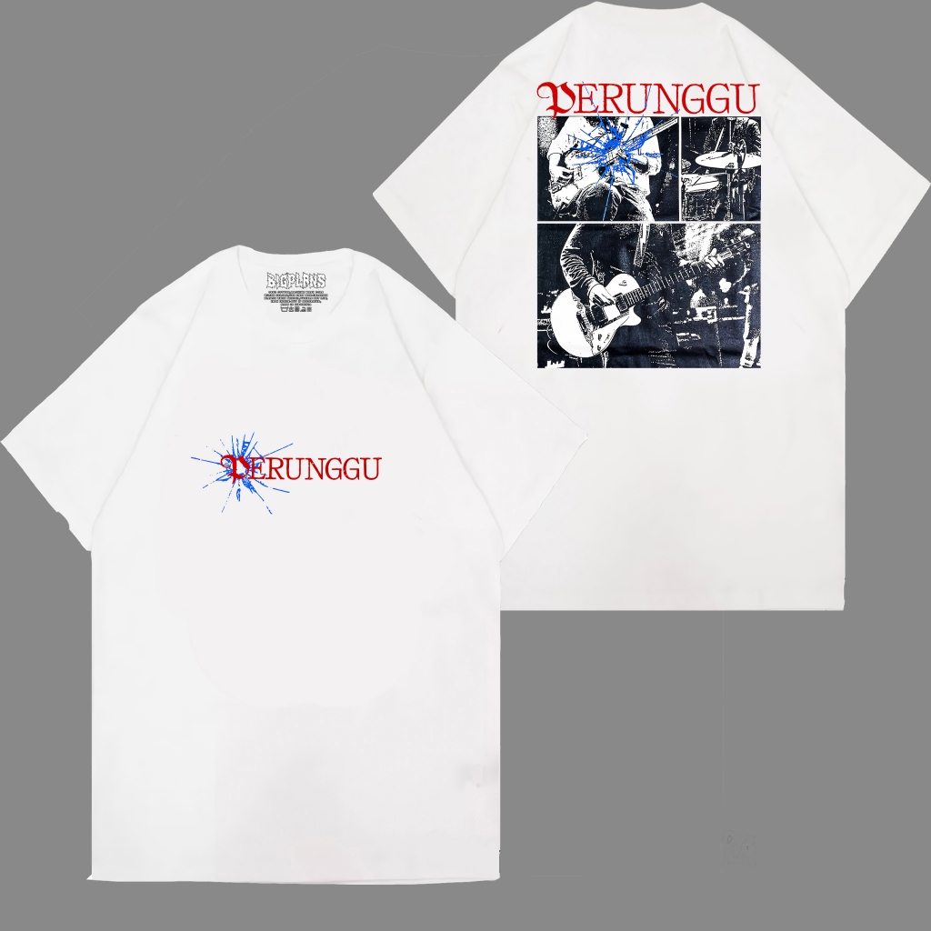 PERUNGGU - GUITAR BASS DRUM CUT / KAOS PERUNGGU / KAOS BAND MUSIK DISTRO PREMIUM