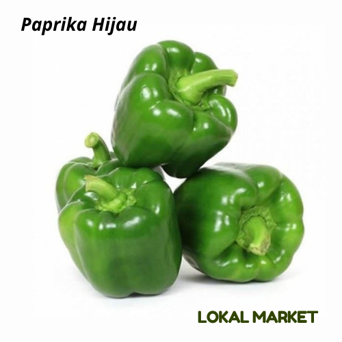 

Paprika Hijau 500gr dan 1kg