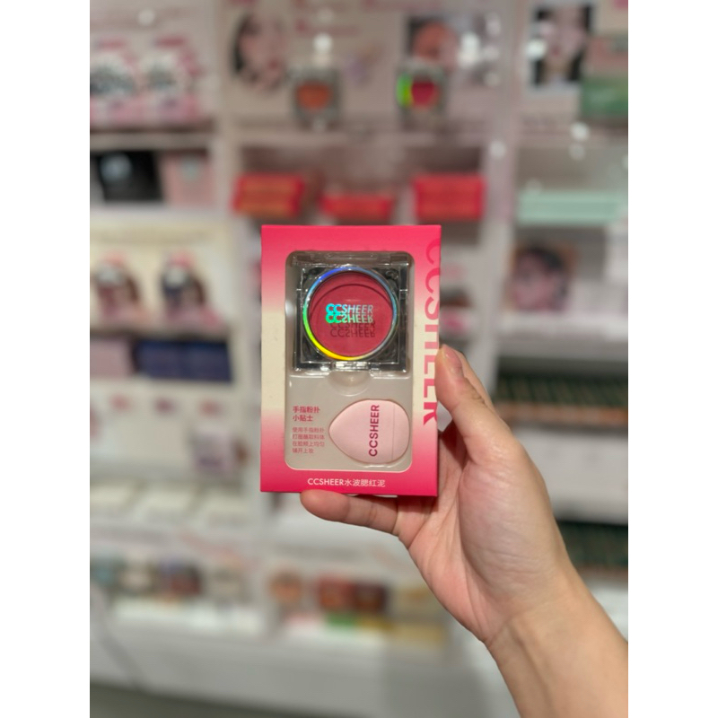 CCSHEER CC SHEER RIPPLE POWDER BLUSHER MUD 02 BLUSH ON PERONA PIPI 4.2gr ORIGINAL