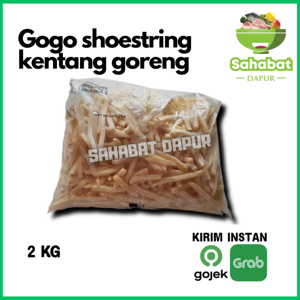 

GoGo Shoestring - Kentang Goreng 2kg