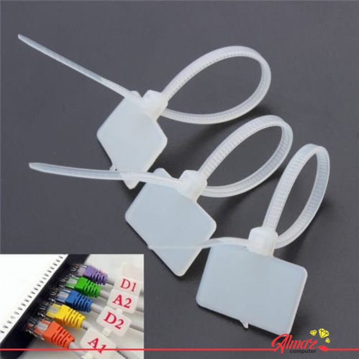 

Kabel Tis Tie Ties Cable Label Maker Marker Name Tag Label Pengikat