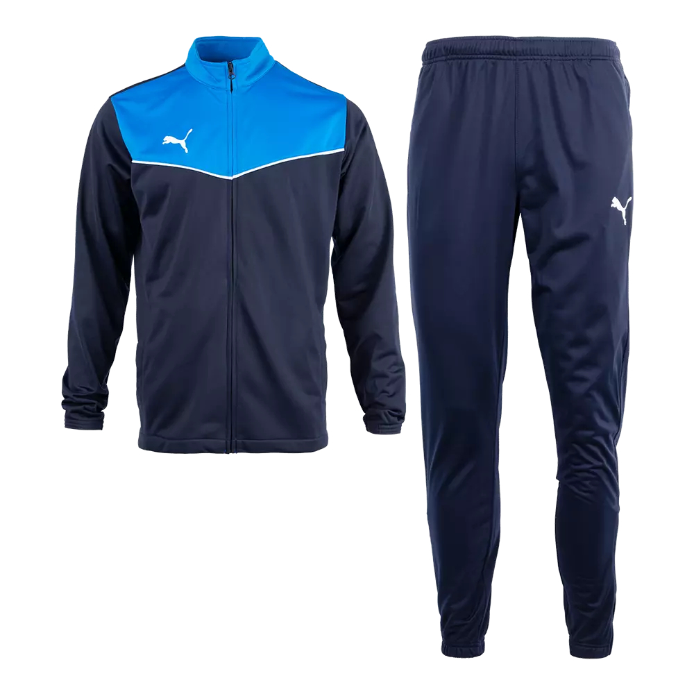 JAKET OLAHRAGA PRIA PUMA individualRISE Tracksuit Electric Blue L 657534 02