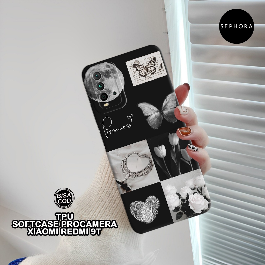 Softcase Xiaomi Redmi 9T Terbaru - Fashion Case Aesthetic - Case Xiaomi Redmi 9T - Case Pro Camera -