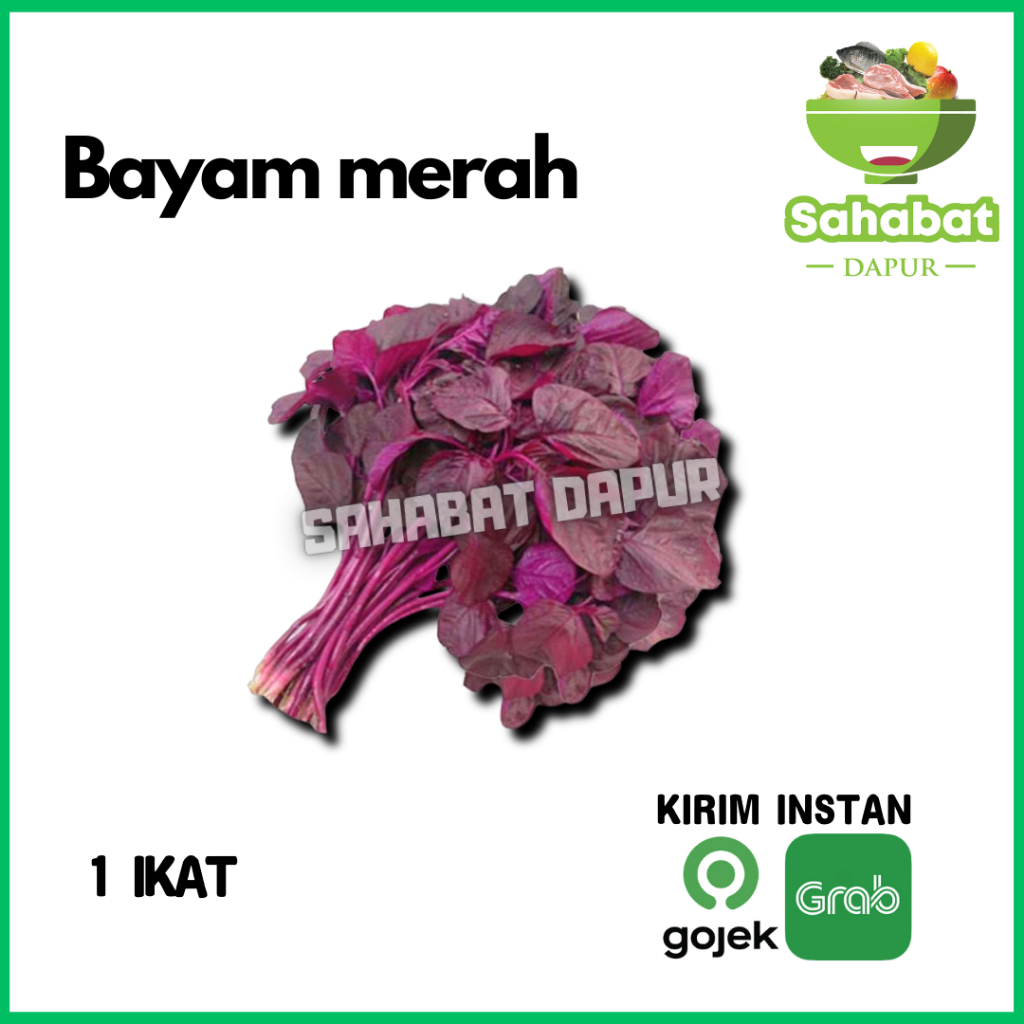 

Bayam Merah/Sayur Bayam Merah 1ikat - Sahabatdapur