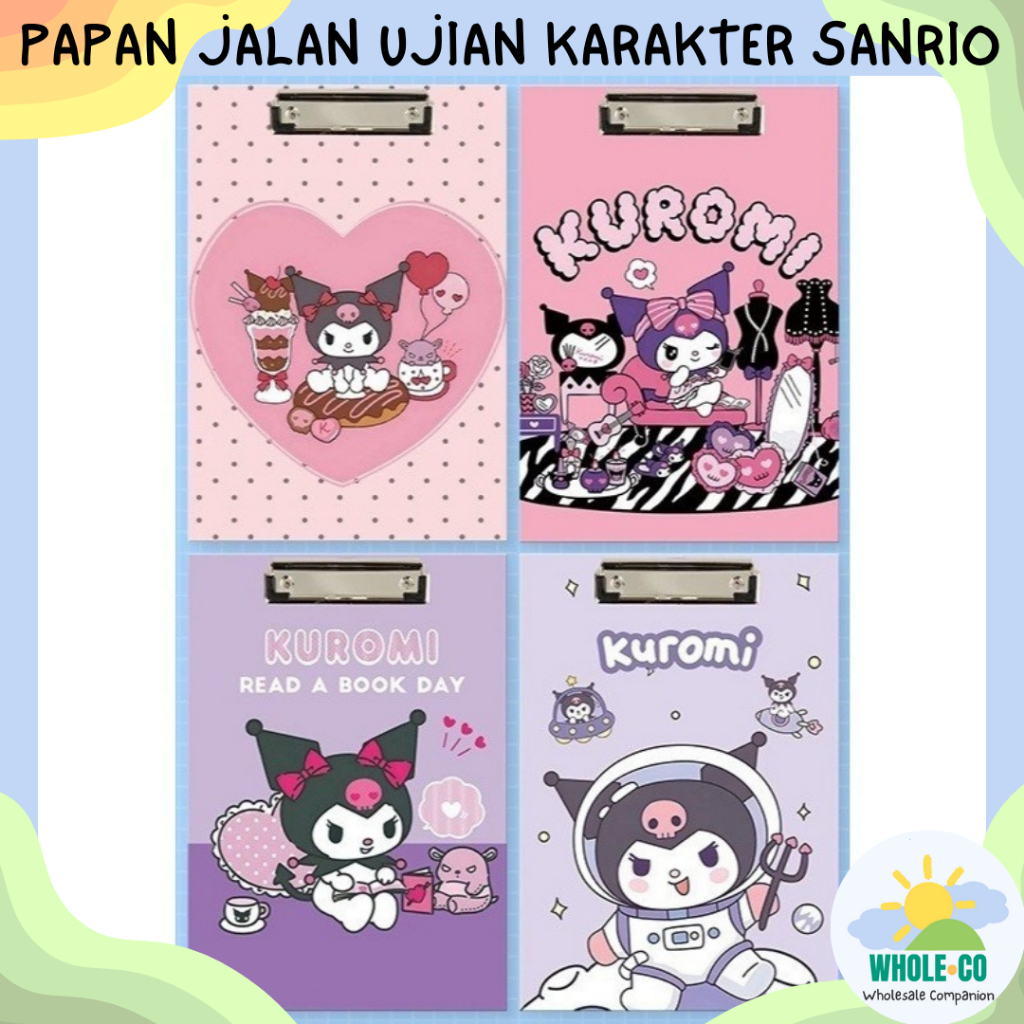 

Papan Jalan Ujian Karakter Sanrio Premium Alas Menulis Kuromi Melody Cinnamoroll Lucu Unik Imut Termurah Grosir Cod