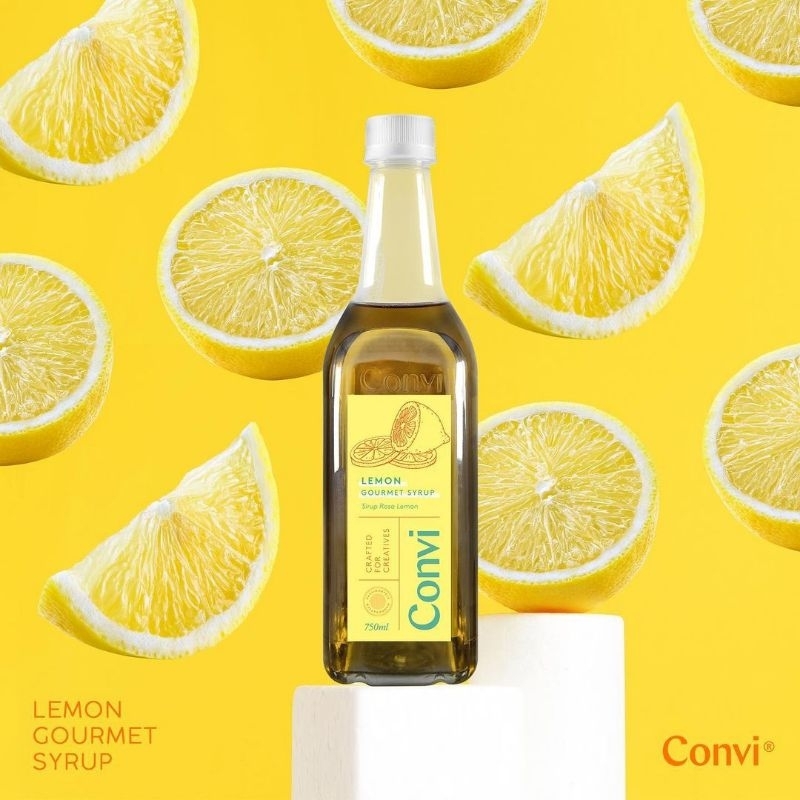 

Convi Syrup Lemon 750ml asli lebih nikmat untuk campuran minuman