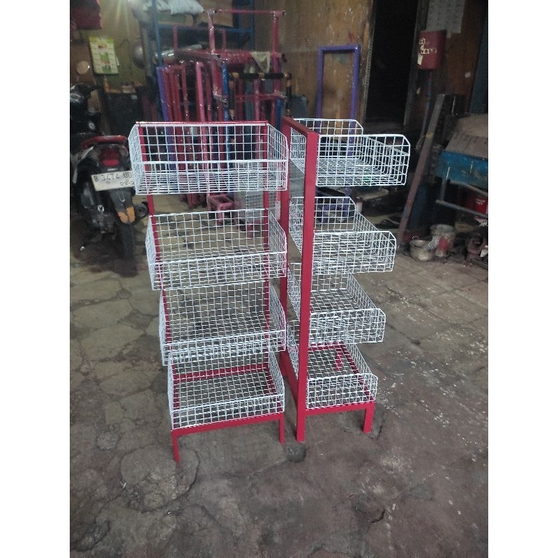 Rak Chiki/ rak snack .rak jajan ukuran kecil 4 susun murah meriah