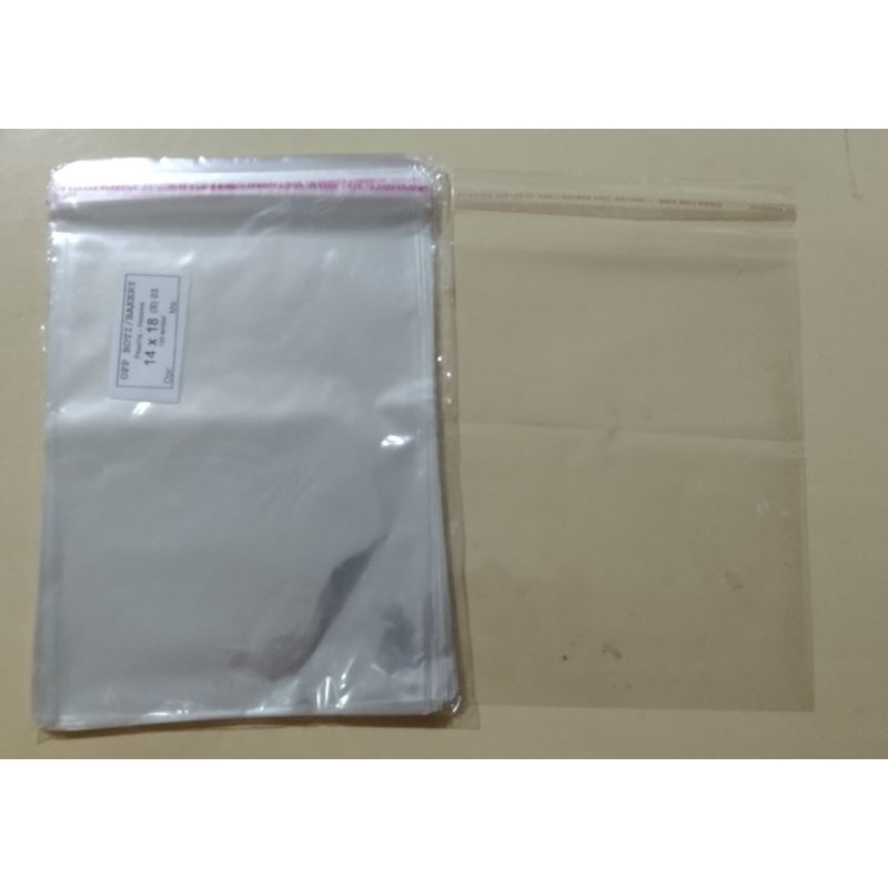

Plastik Opp Lem Ukuran 14x18cm Jual Per pcs