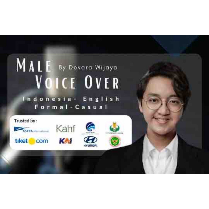 Voice Over Professional Berkualitas Indonesia-English. Dubber / Voice Over By Devara