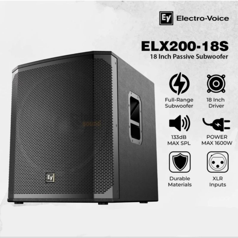 ELECTRO-VOICE ELX200 18SP | ELECTRO-VOICE ELX 200 18SP | EV ELX200 18SP | EV ELX 200 18SP Active Sub