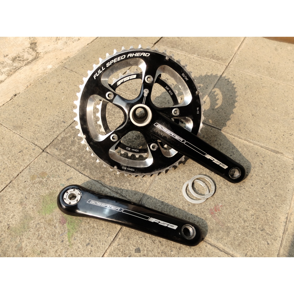 Crankset FSA Gossamer 50-34T 170mm BB30