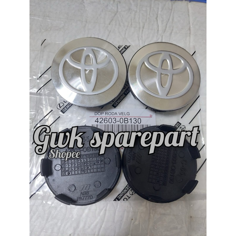 Tutup dop roda velg 1set (4pcs) Kijang SSX SX LSX Ori