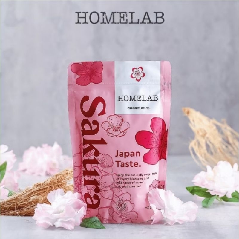 

HOMELAB | SAKURA Latte - 200gr | Bubuk Minuman Premium