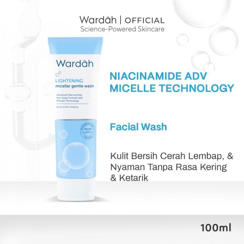 Facial Wash Wardah Lightening Micellar Gentle Wash