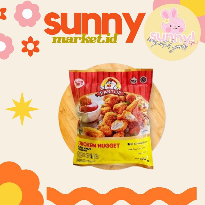 

SUNNYMARKET - BARTOZ CHICKEN NUGGET NAGET AYAM 500 GR