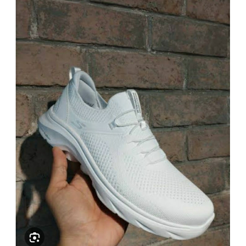 SKECHERS GO WALK 7 ABIE WHITE WOMEN SLIP ON SIZE 36/37/40 ORIGINAL BY SPORT STATION