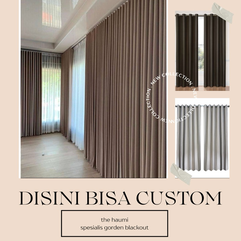 GORDEN BALCKOUT POLOS IMPOR CUSTOM TEBAL SUDAH UAP BISA CUSTOM