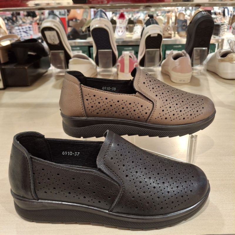 Rohde best seller sepatu loafer heels hak 3cm wanita ringan empuk anti slip on & ori size 36-41