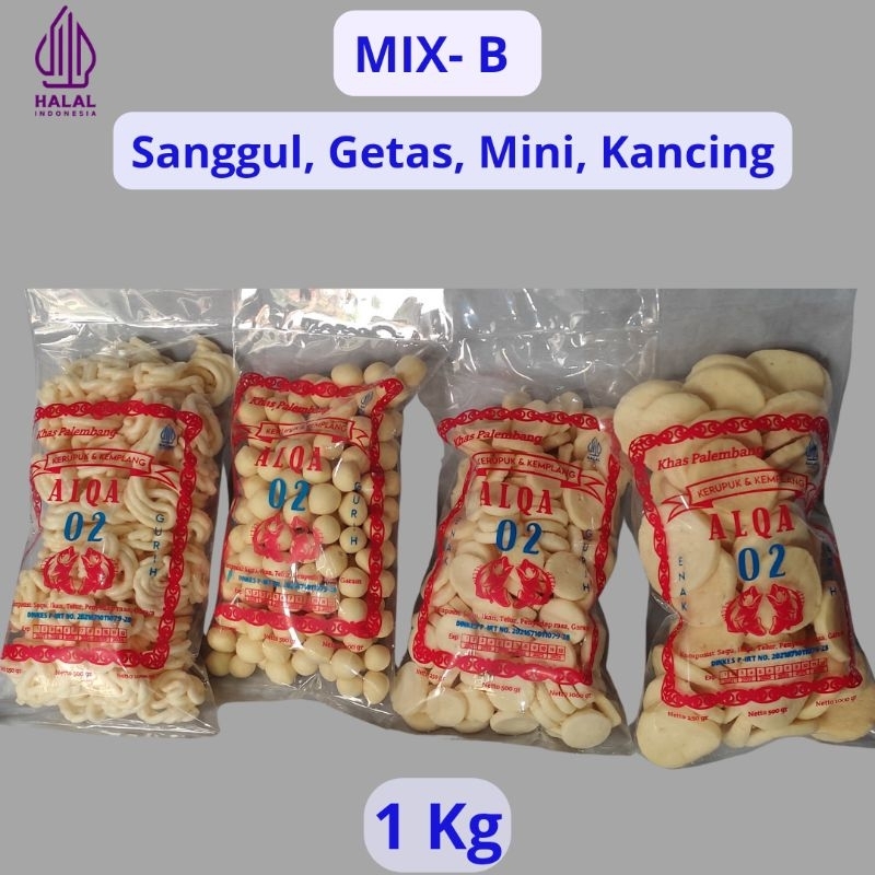 

Paket Campur Mix B - Sanggul, Getas, Mini, Kancing- Kerupuk Palembang